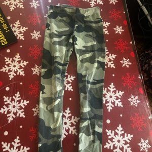 Army pattern leggings